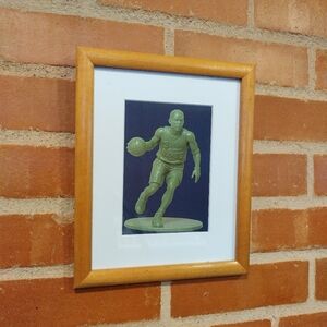 Steve Francis Houston Rockets Retro NBA Plastic Army Man Framed Art Print